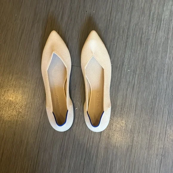 Rothys The Point Flats - Ecru - Picture 2 of 3